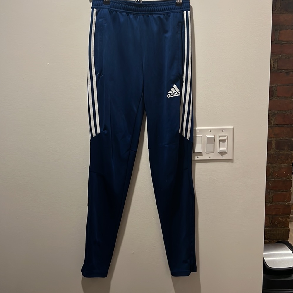 NWOT Adidas three strip track pants
